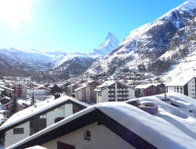 Knusse studio Mirador: ski-in, uitzicht op de Matterhorn - thumbnail 1