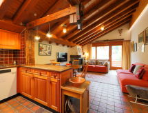 Rustiek appartement in Zermatt, vlakbij skipiste en bergen - thumbnail 2