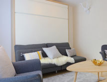 Knus appartement direct aan de skipiste met uitzicht op de bergen - thumbnail 6