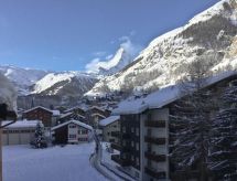 Rustiek appartement in Zermatt met panoramisch bergzicht - thumbnail 1
