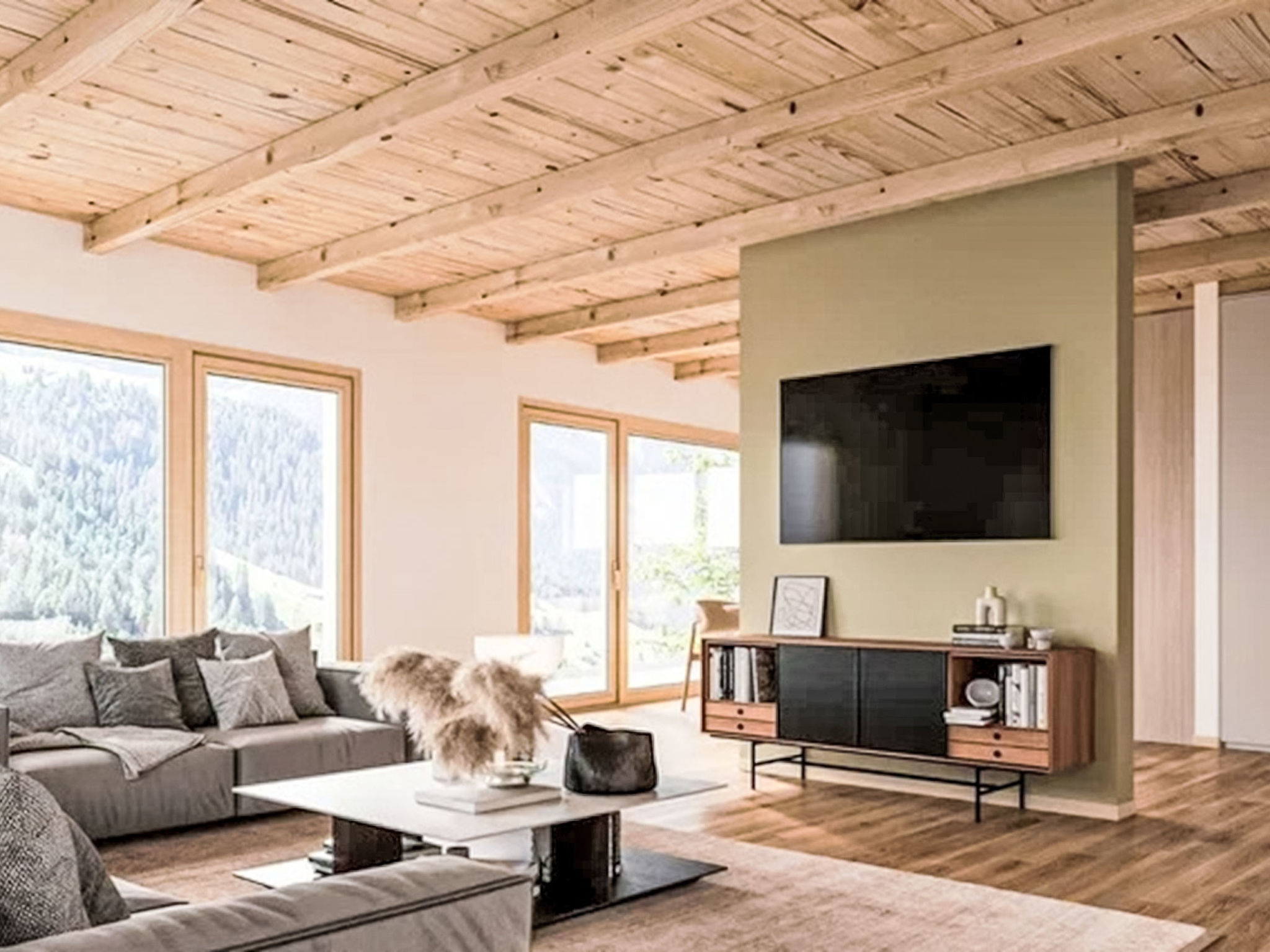 Tuftra Penthouse 4BR Zermatt - Drinnen