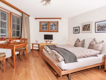 Knus appartement Laurin met uitzicht op de bergen, 550m van centrum Zermatt - thumbnail 2