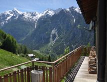 Knusse chalet Helena in St. Niklaus: 55m² met uitzicht op de bergen - thumbnail 2