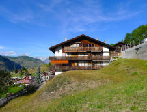Zonnig appartement in Grächen, 500m van de piste en het centrum - thumbnail 4