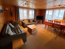 Chalet Jungtalblick Eggeri: 6-persoons chalet aan de skipiste in Grächen - thumbnail 2