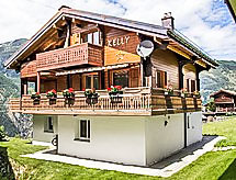 Op 500 m van de piste: Ruim appartement in Grächen met bergzicht - thumbnail 1