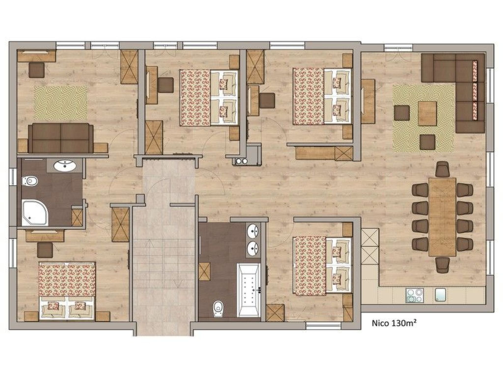 Photo of Ferienwohnungen Lunic, AZapartments.ch, B&B, (Grächen), 1057