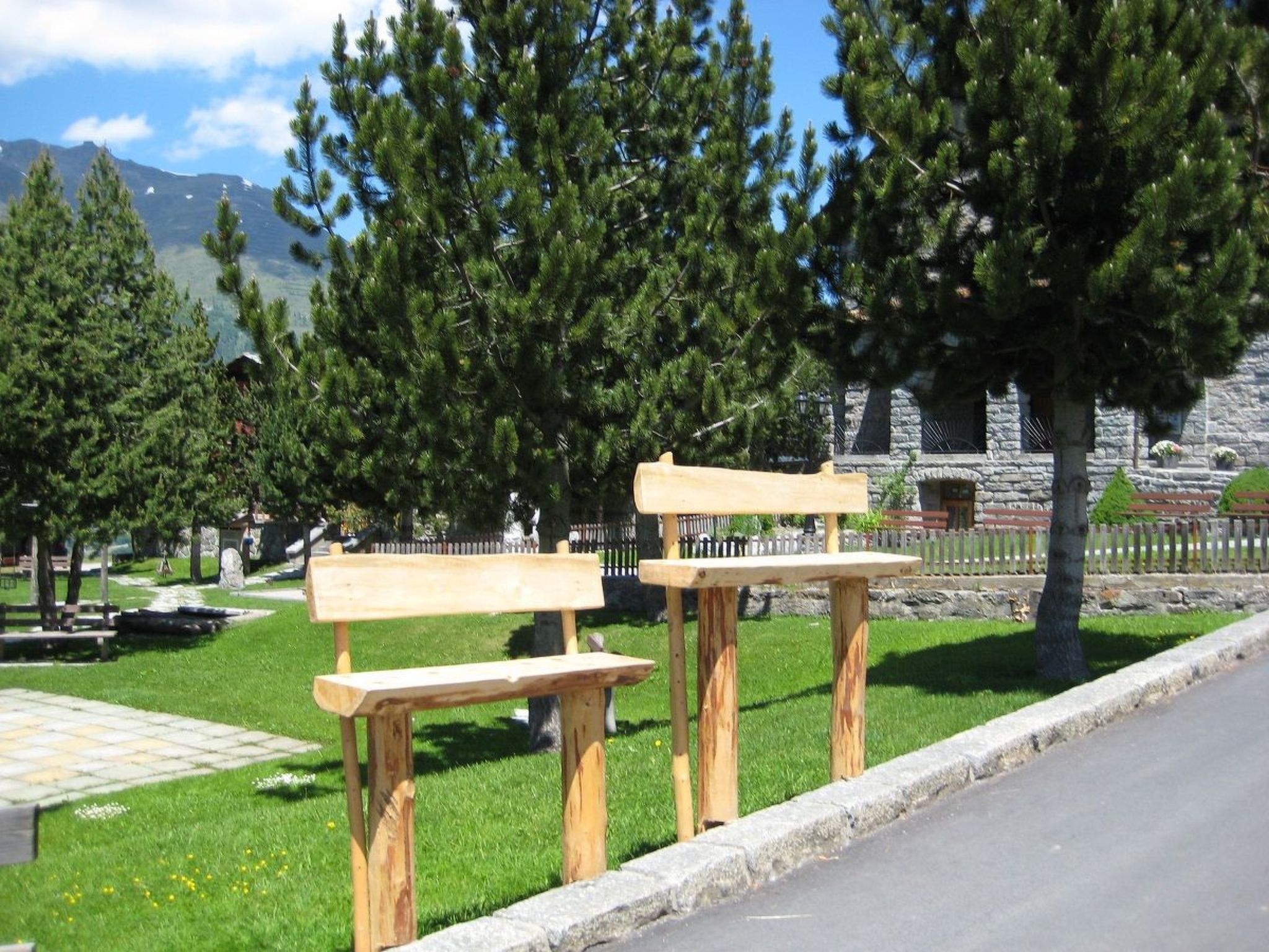 Ferienwohnungen Silberblick, (Grächen), - Dehors