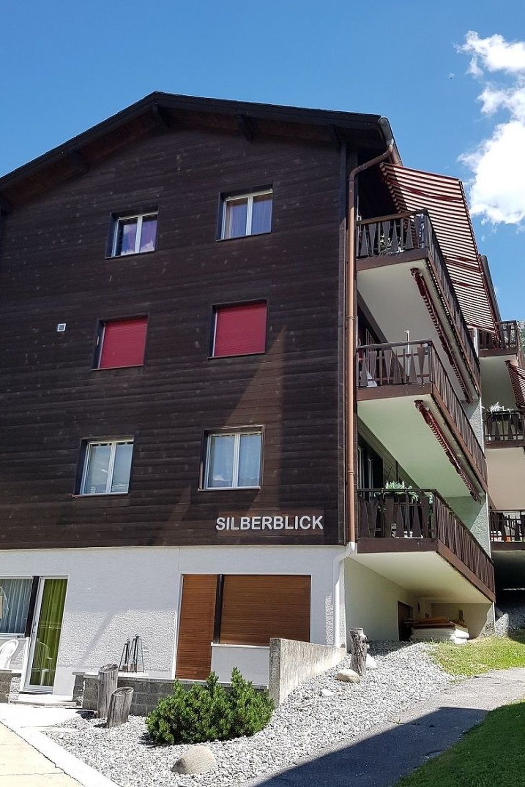 Ferienwohnungen Silberblick, (Grächen), - Dehors