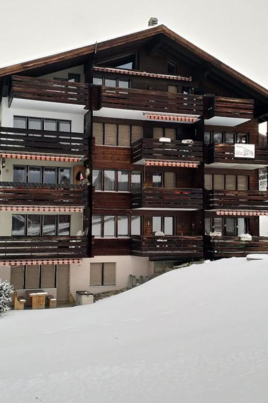 Ferienwohnunung Nr.22,Haus Azurit, (Grächen), 1201 - Draußen