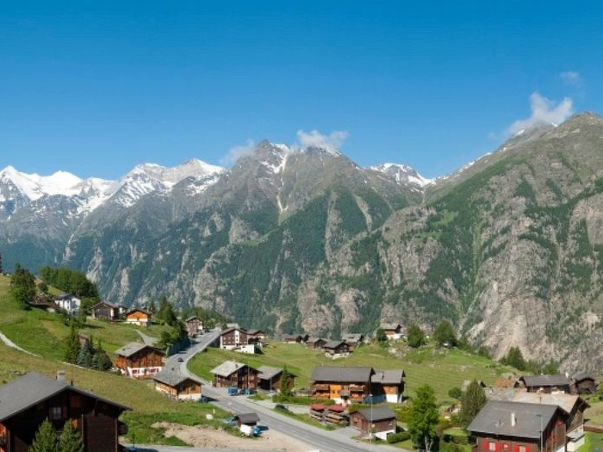 Ferienwohnungen Clarino, AZapartments.ch, B&B, (Grächen), 1285 - Buiten