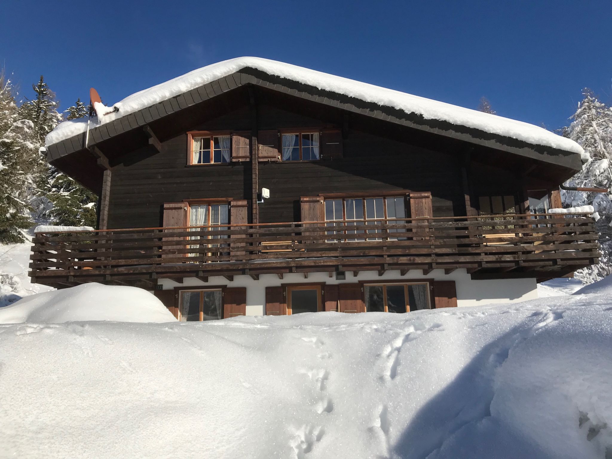 Chalet Kibou: 10-persoons chalet aan de skipiste in zonnig Bürchen - foto 38