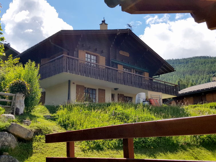 Bergzicht en rust in appartement Chalet Papillon, Bürchen in Bürchen
