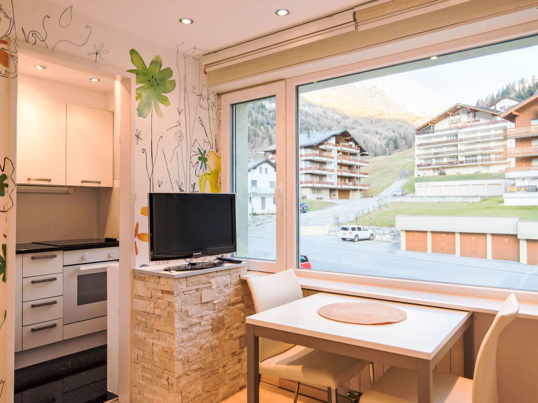 Wellness en bergzicht in appartement Cristal 36 in Leukerbad in Leukerbad