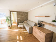 Appartement Cristal in Leukerbad: slapen aan de skipiste met uitzicht op bergen - thumbnail 1