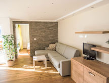 Appartement Cristal in Leukerbad: slapen aan de skipiste met uitzicht op bergen - thumbnail 6