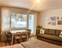 Flaminia: Stijlvol appartement in het hart van Leukerbad met bergzicht - thumbnail 2