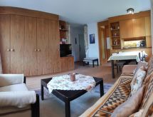 Rustiek appartement in Leukerbad met panoramisch bergzicht en wellness - thumbnail 1