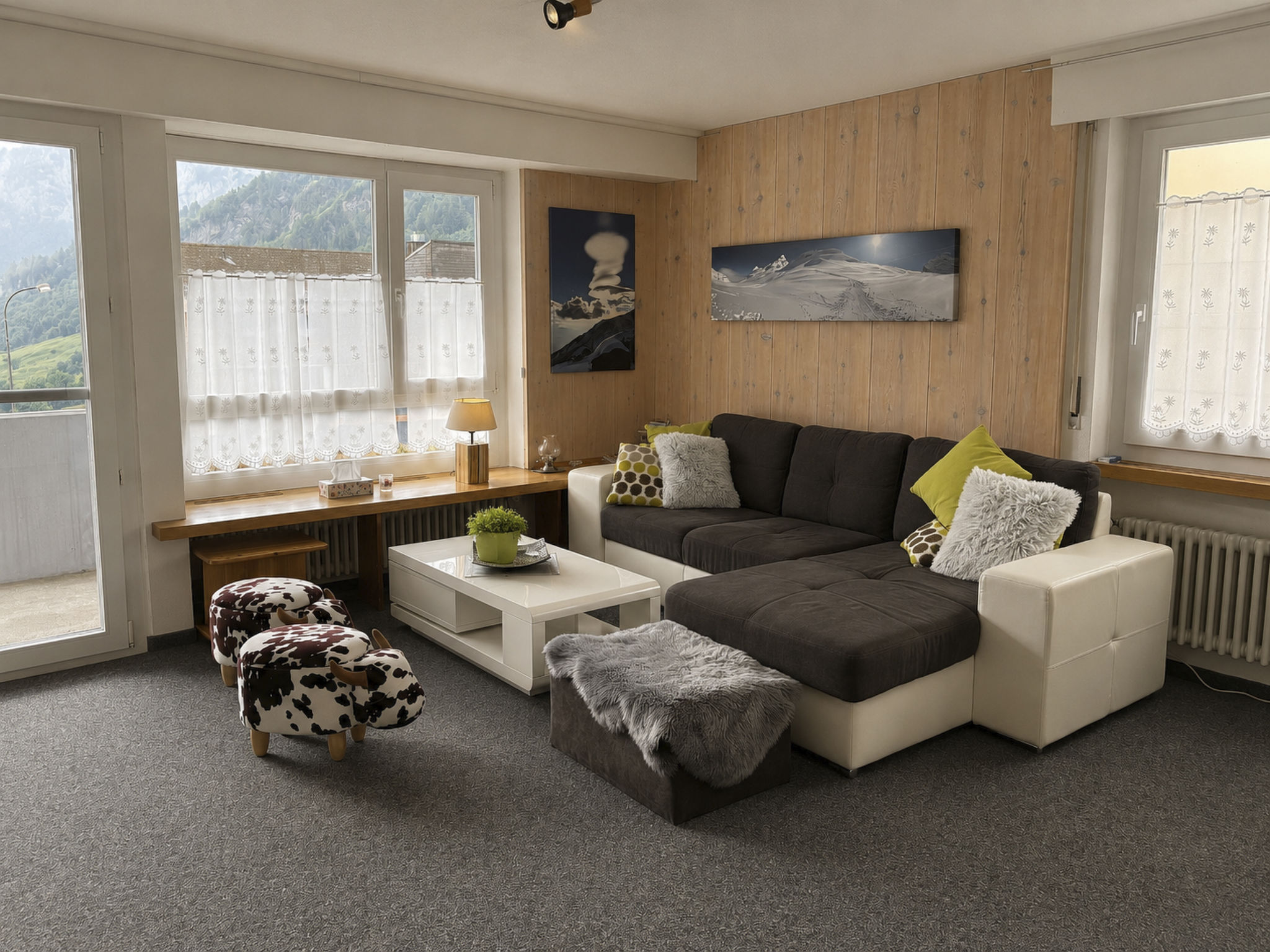 Residenz Siesta Leukerbad # 4-bed apartment, Bad, WC