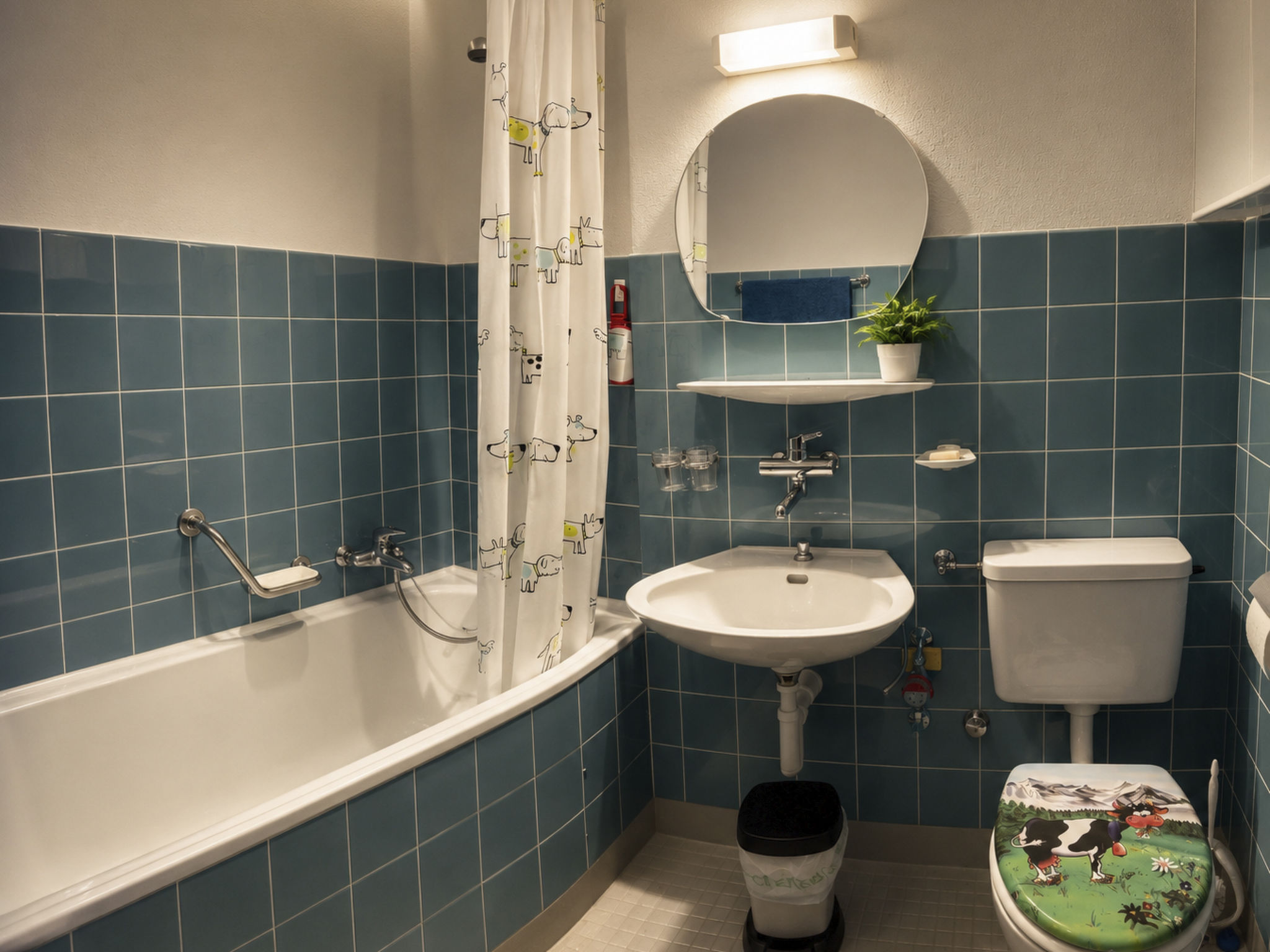 Residenz Siesta Leukerbad # 4-bed apartment, Bad, WC