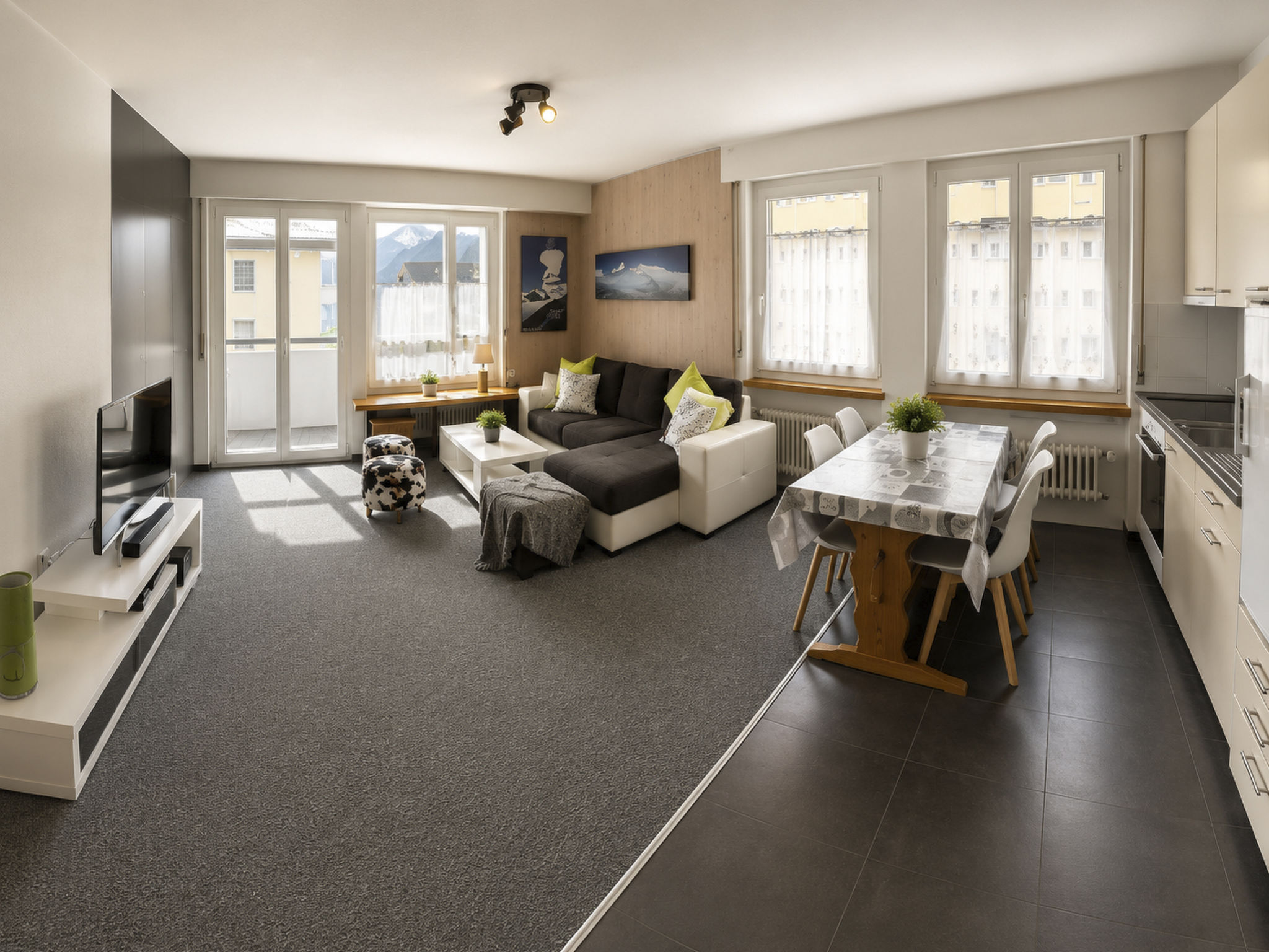 Residenz Siesta Leukerbad # 4-bed apartment, Bad, WC - Inside