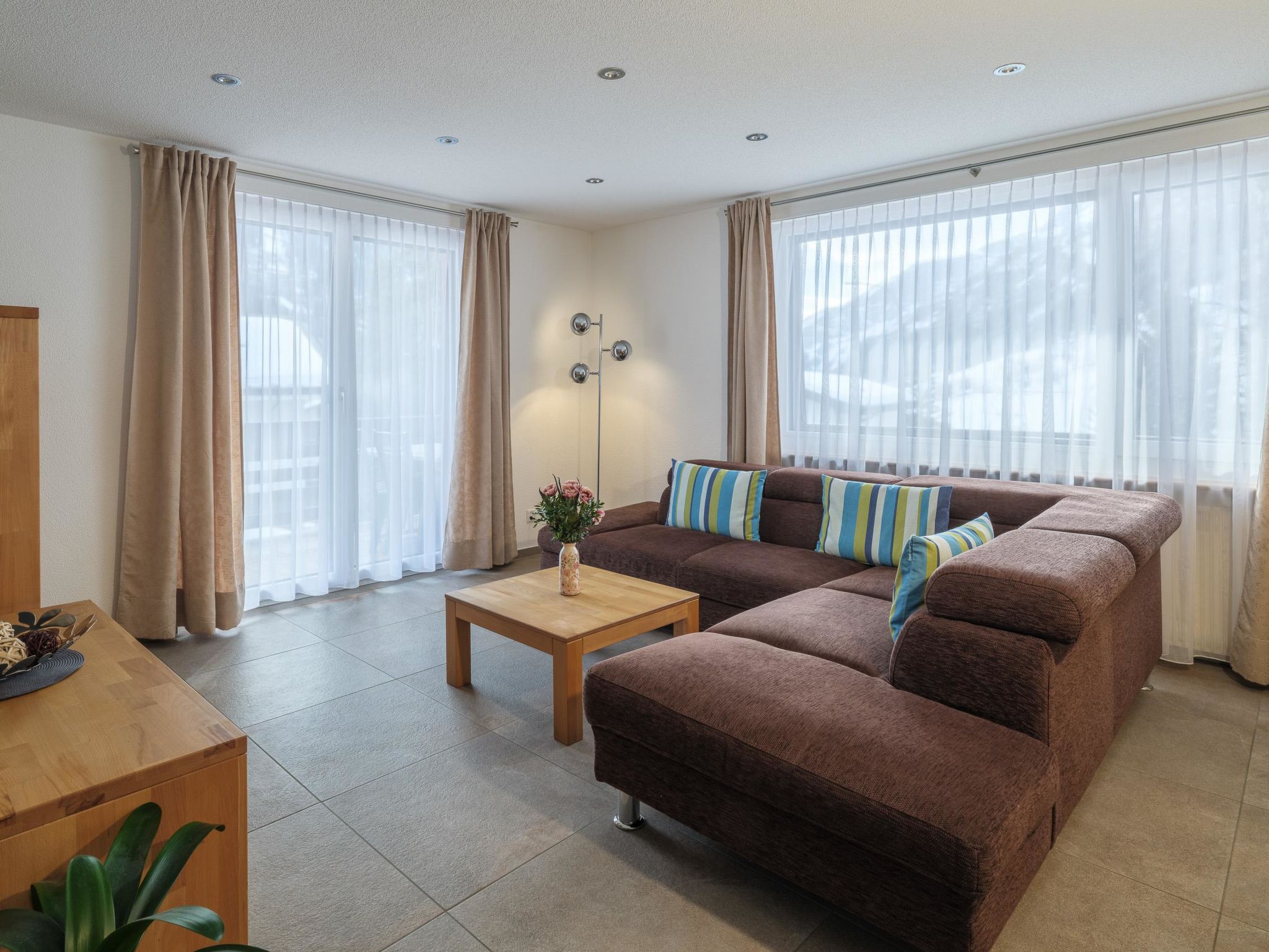 Alpen Leukerbad # 4-bed apartment, Dusche, WC