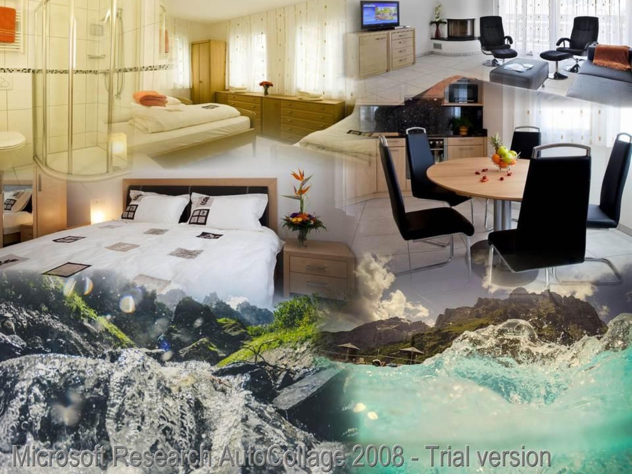 Photo of Residenz Iris Leukerbad # 5-bed apartment, Dusche, WC