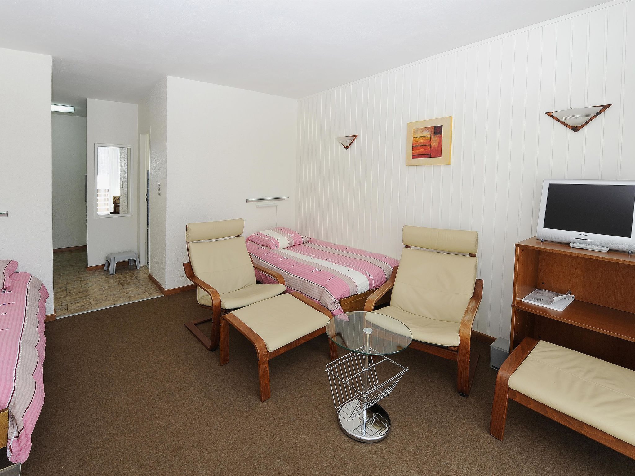 Matterhof Leukerbad # 2-bed apartment, Bad, WC