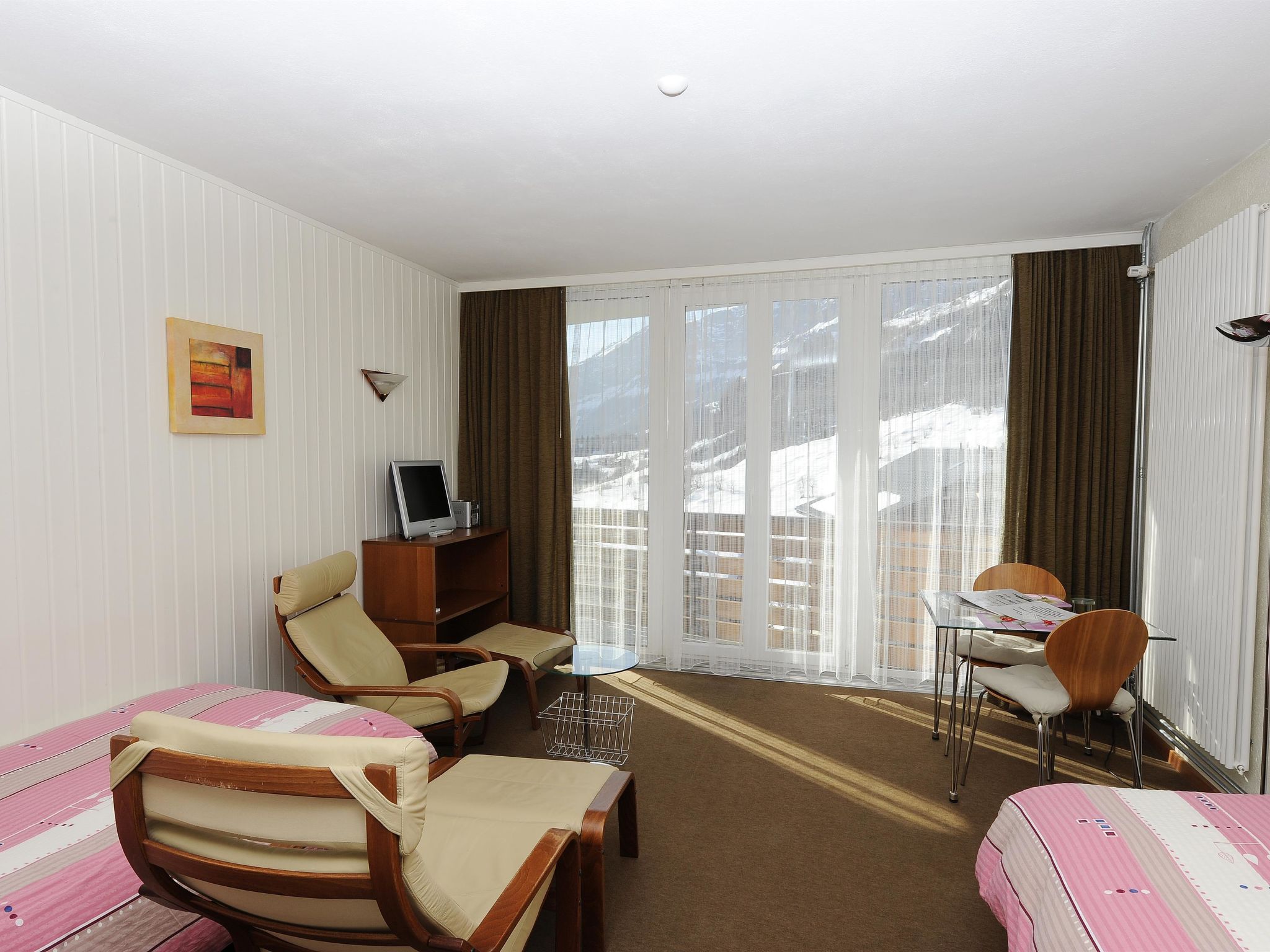 Matterhof Leukerbad # 2-bed apartment, Dusche, WC