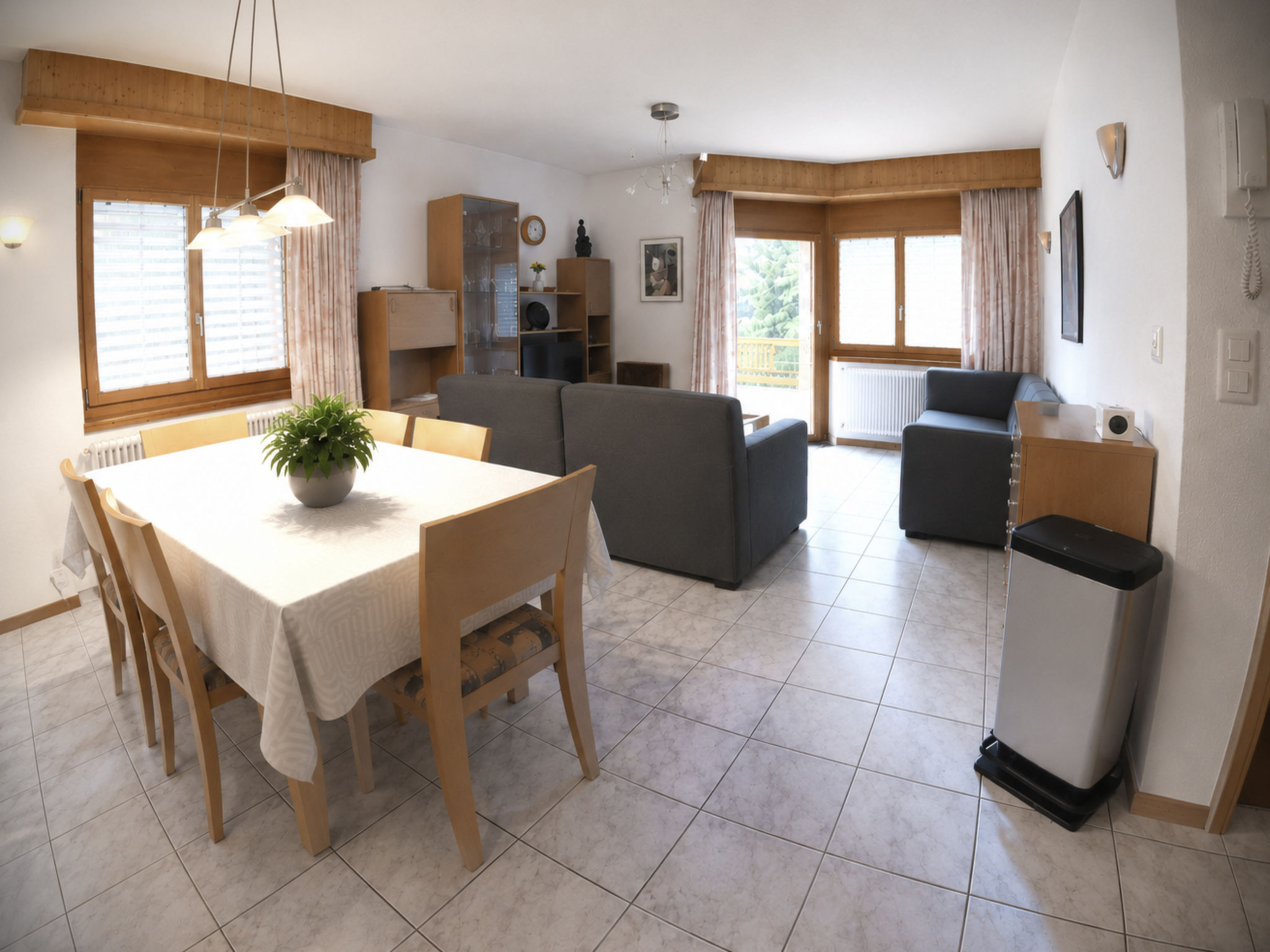 Residenz Darianne Leukerbad # 5-bed apartment, Dusche und Bad, WC