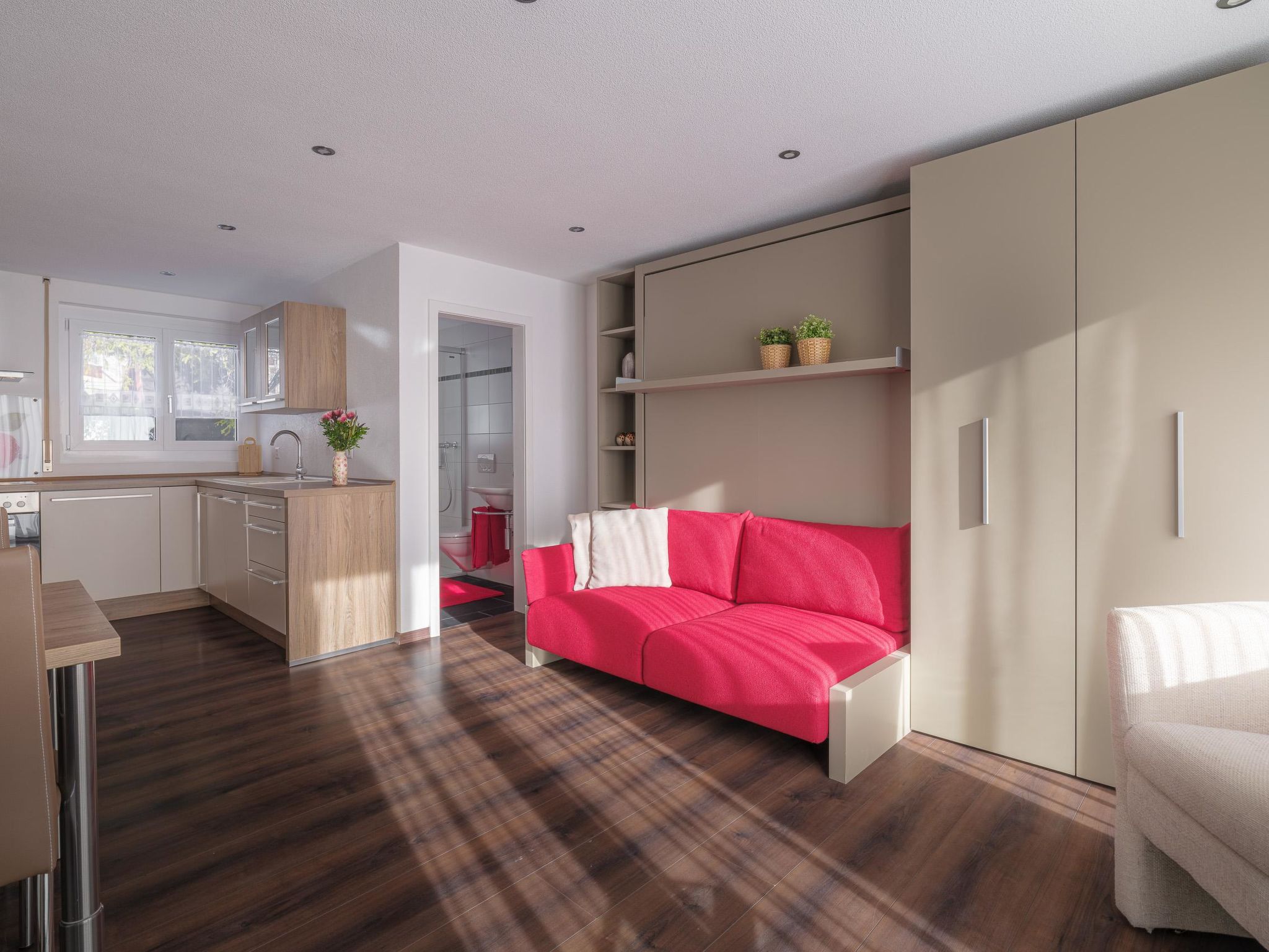 Alpen Leukerbad # 2-bed apartment, Dusche, WC