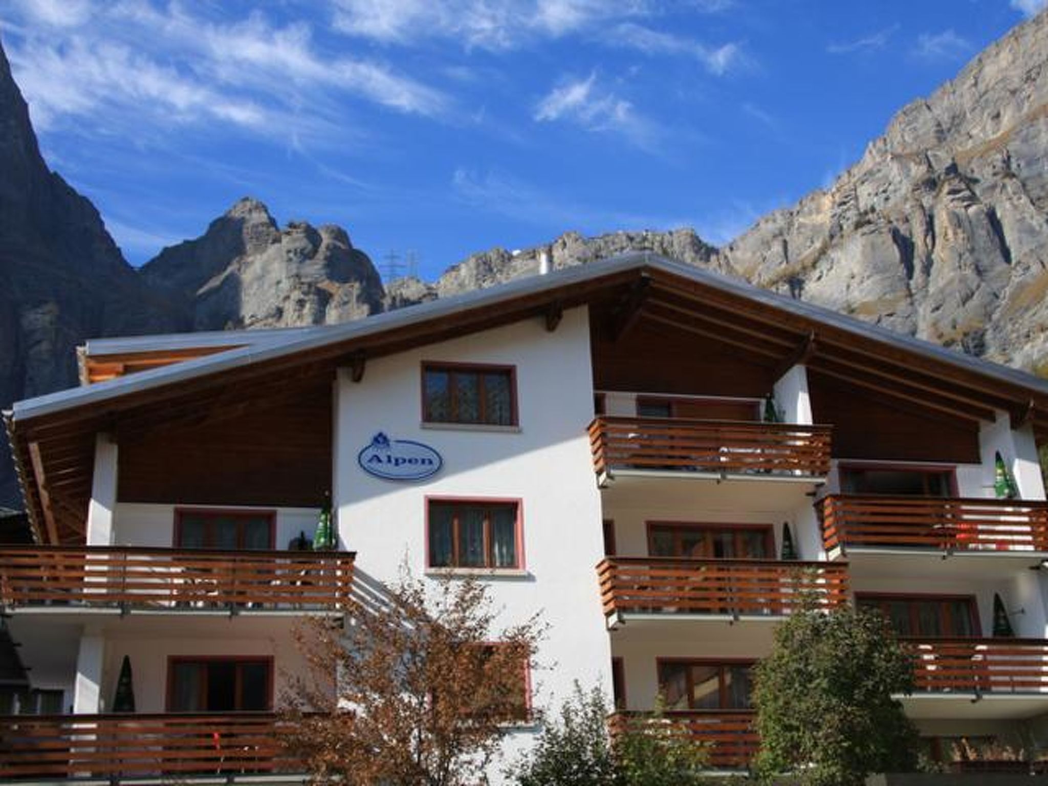 Alpen Leukerbad # 2-bed apartment, Dusche, WC - Dehors
