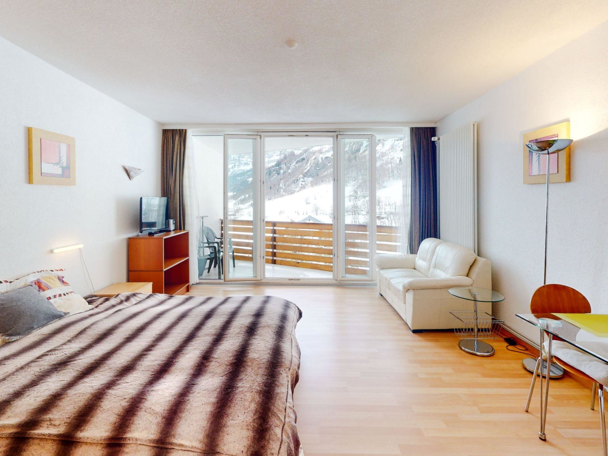 Matterhof Leukerbad # 2-bed apartment, Bad, WC