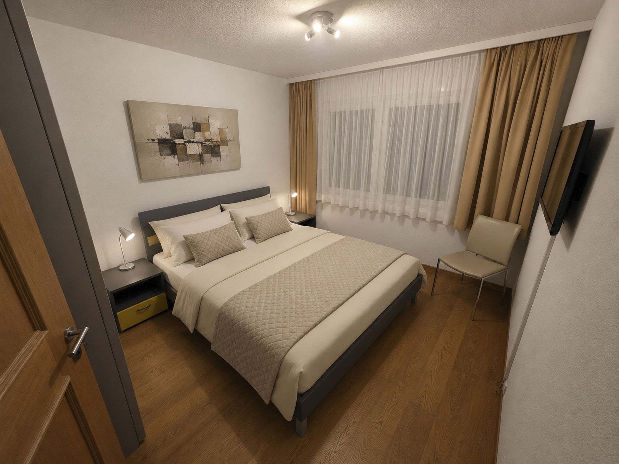 Ambassador B23 # 4-bed apartment, Dusche und Bad, WC - Binnen