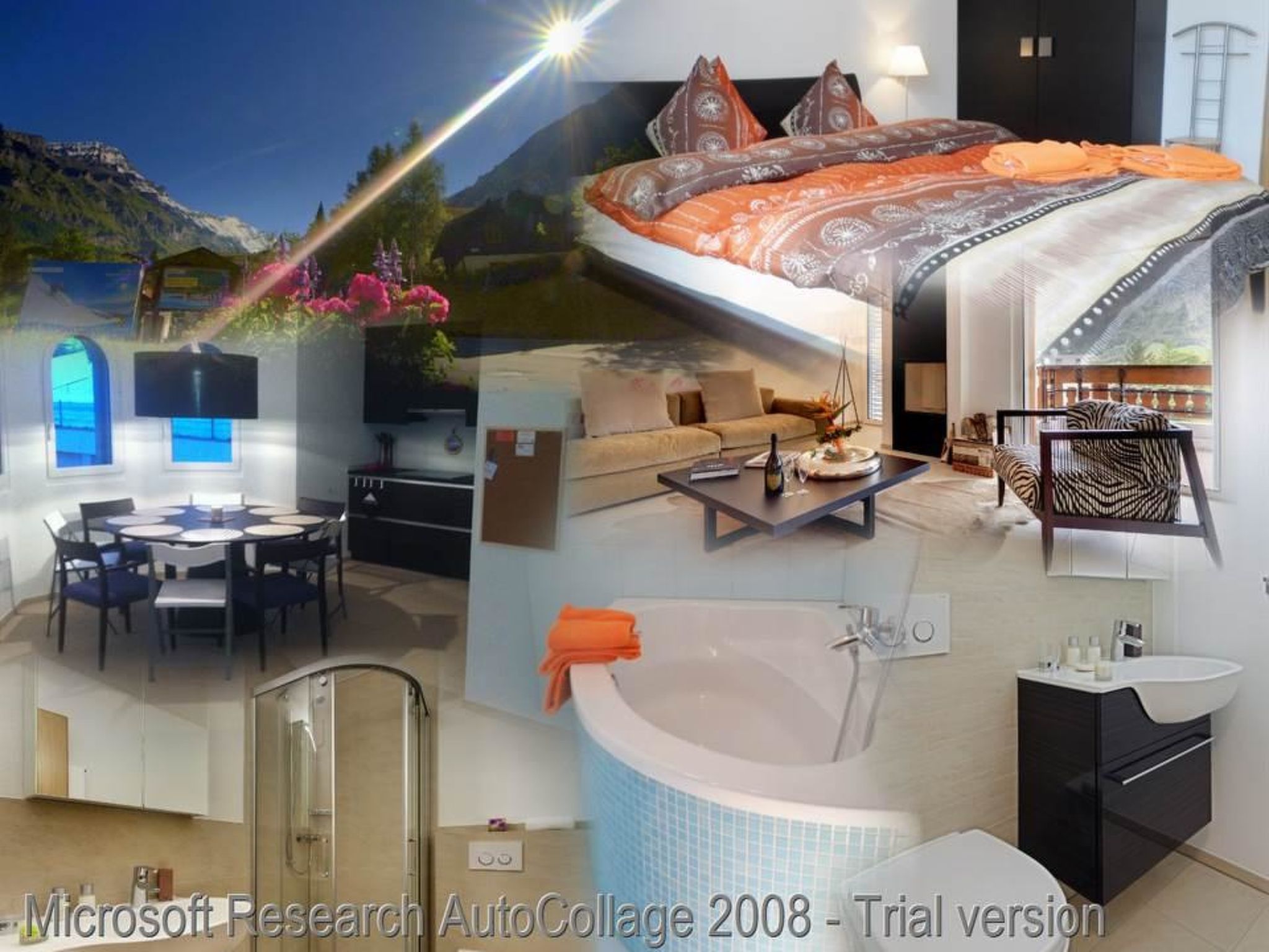 Photo of Residenz Iris Leukerbad # 7-bed apartment, Dusche und Bad, WC