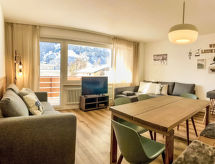 Zonnig appartement in Leukerbad met bergzicht, vlakbij de thermen - thumbnail 3