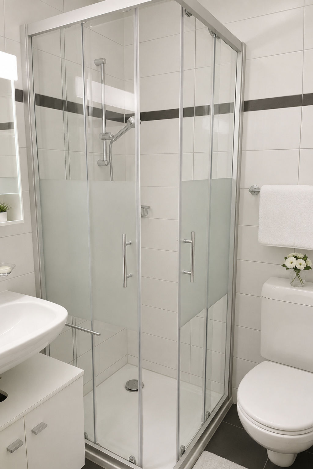 Photo of Majesta Leukerbad # 2-bed apartment, Dusche, WC