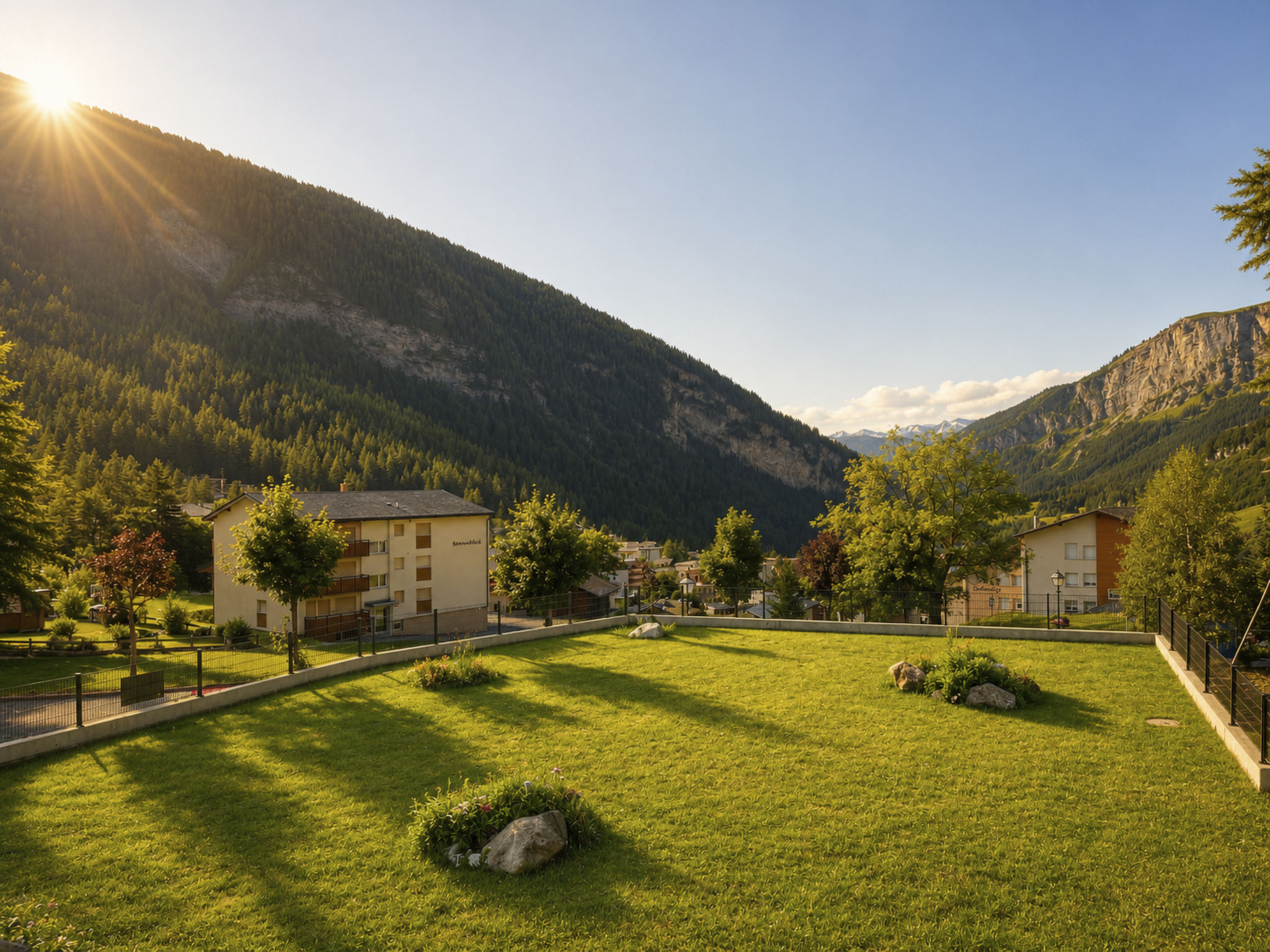 Majesta Leukerbad # 6-bed apartment, Dusche und Bad, WC