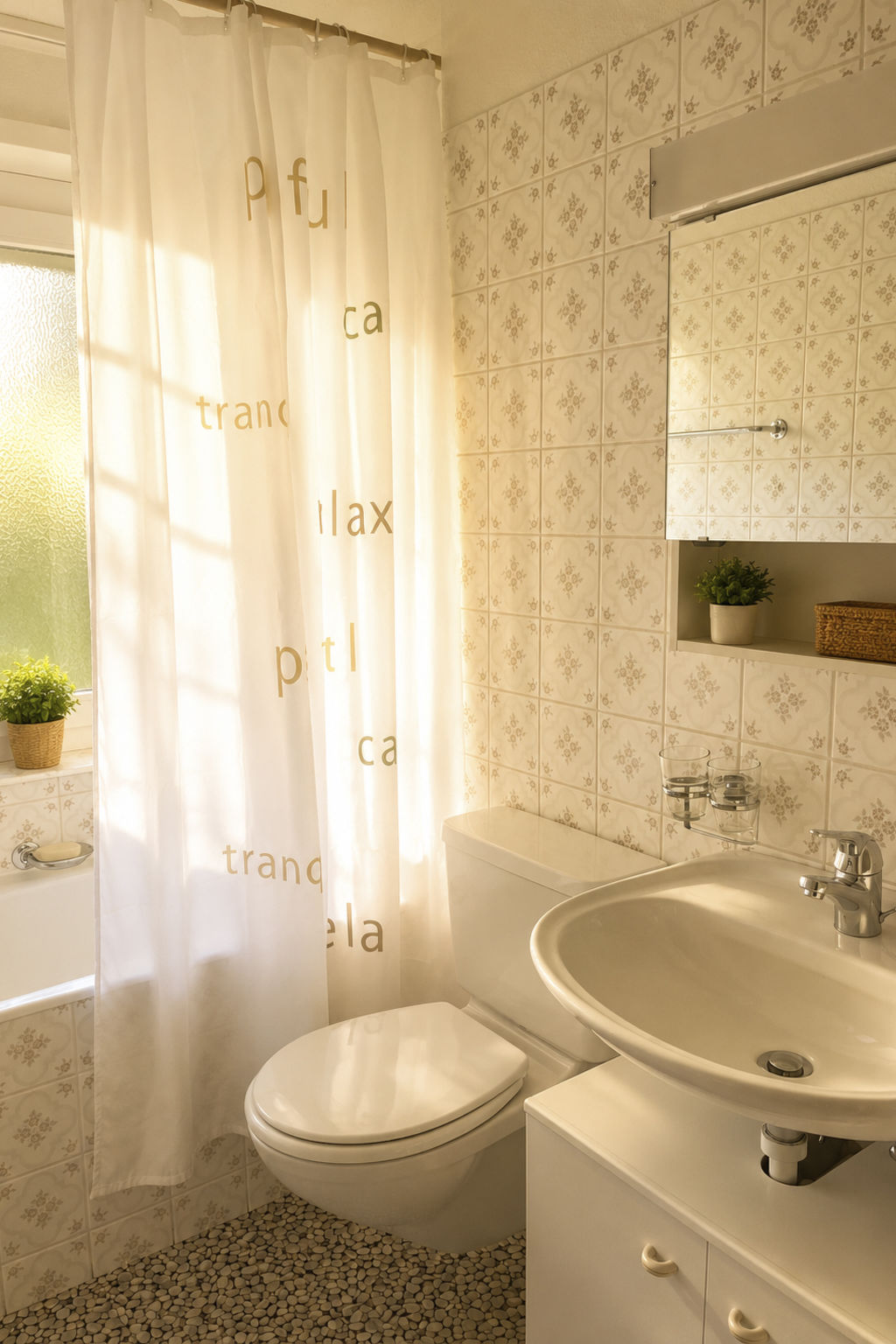 Photo of Majesta Leukerbad # 6-bed apartment, Dusche und Bad, WC