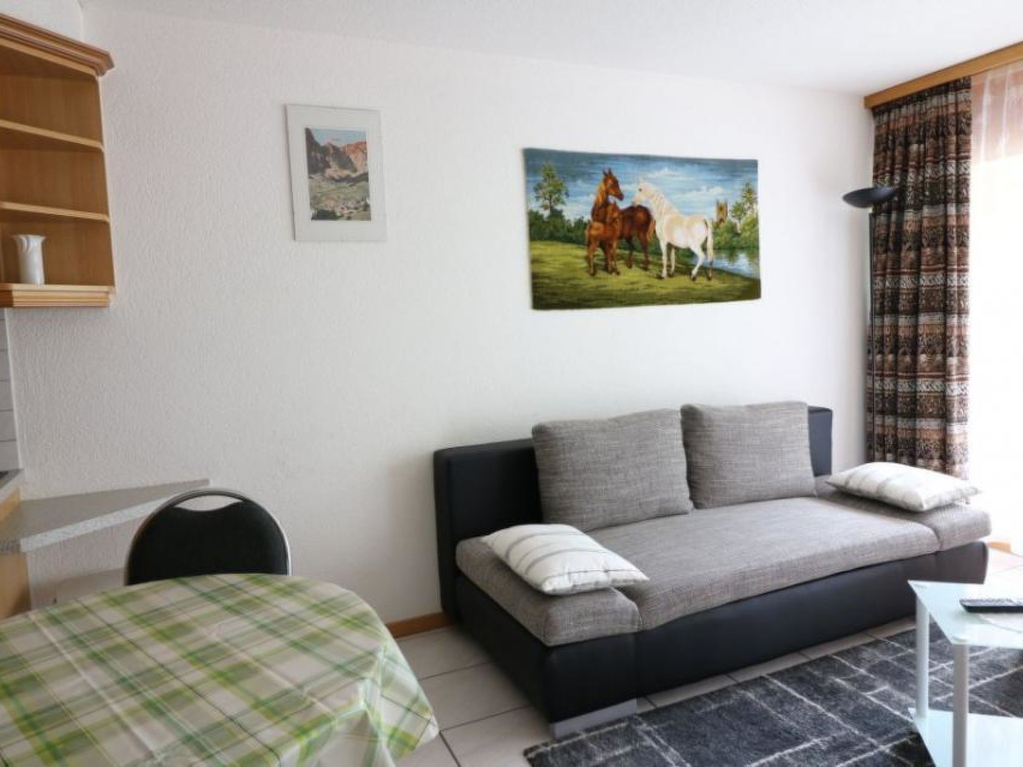 Adlerhorst Leukerbad # 2-bed apartment, Dusche, WC