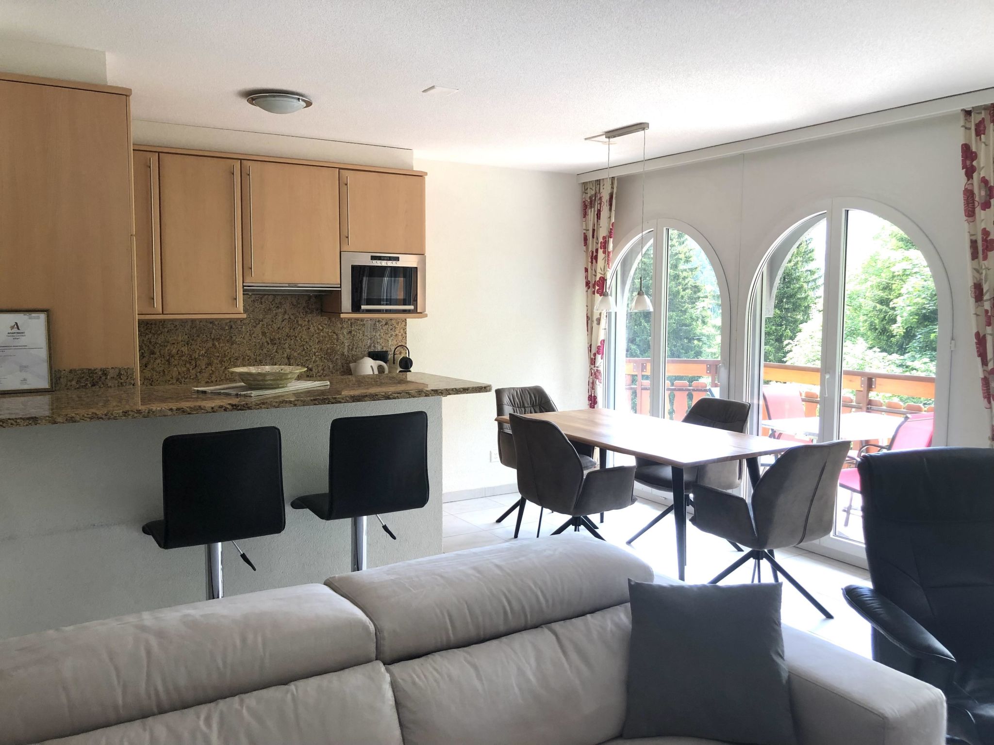 Edelweiss D 02 # 4-bed apartment, Dusche, WC 4-Bettwohnung, Dusche, WC - Drinnen