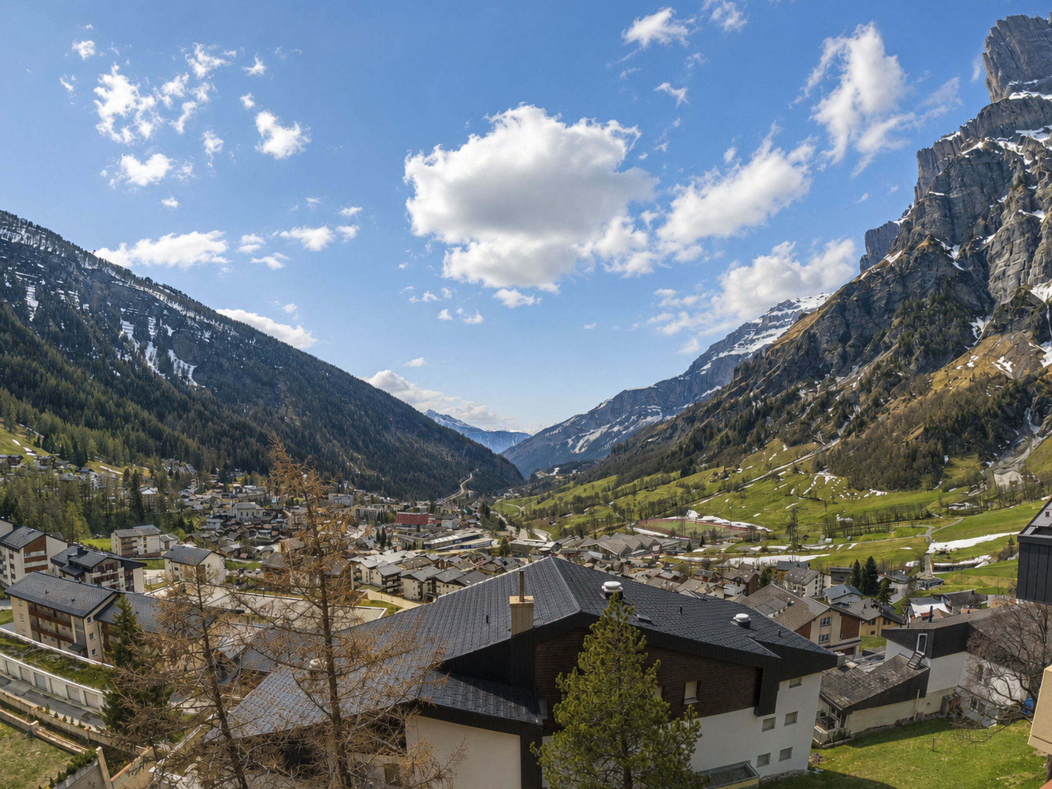 Residenz Clabina Leukerbad # 6-bed apartment, Bad, WC - Outside