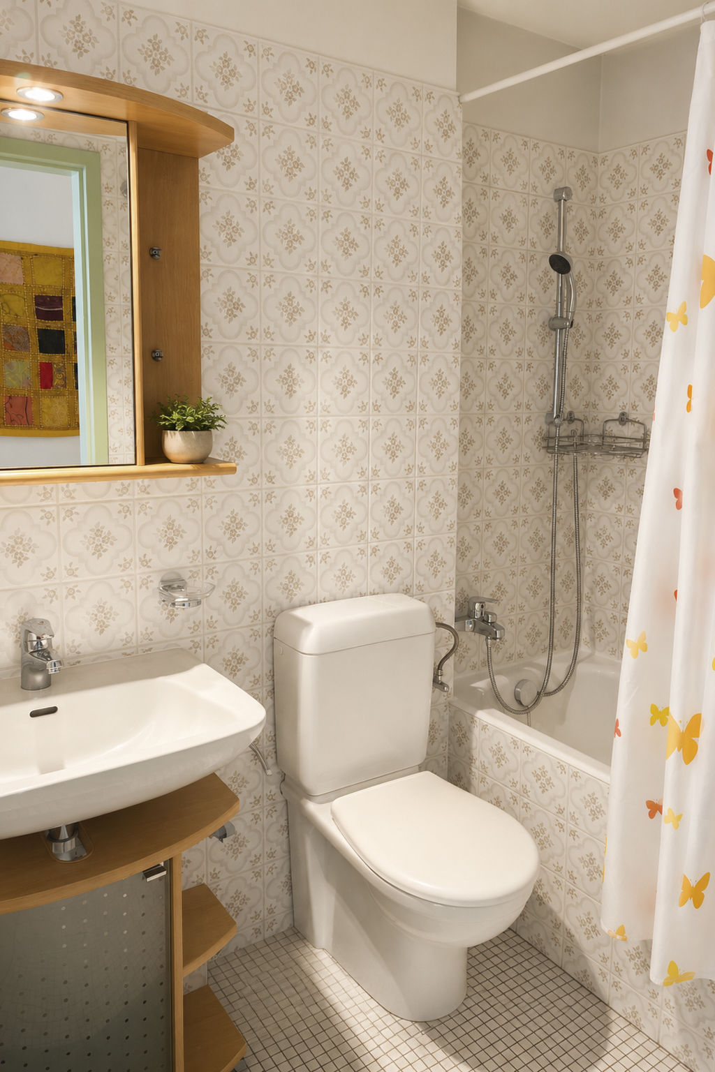 Photo of Majesta Leukerbad # 6-bed apartment, Dusche und Bad, WC