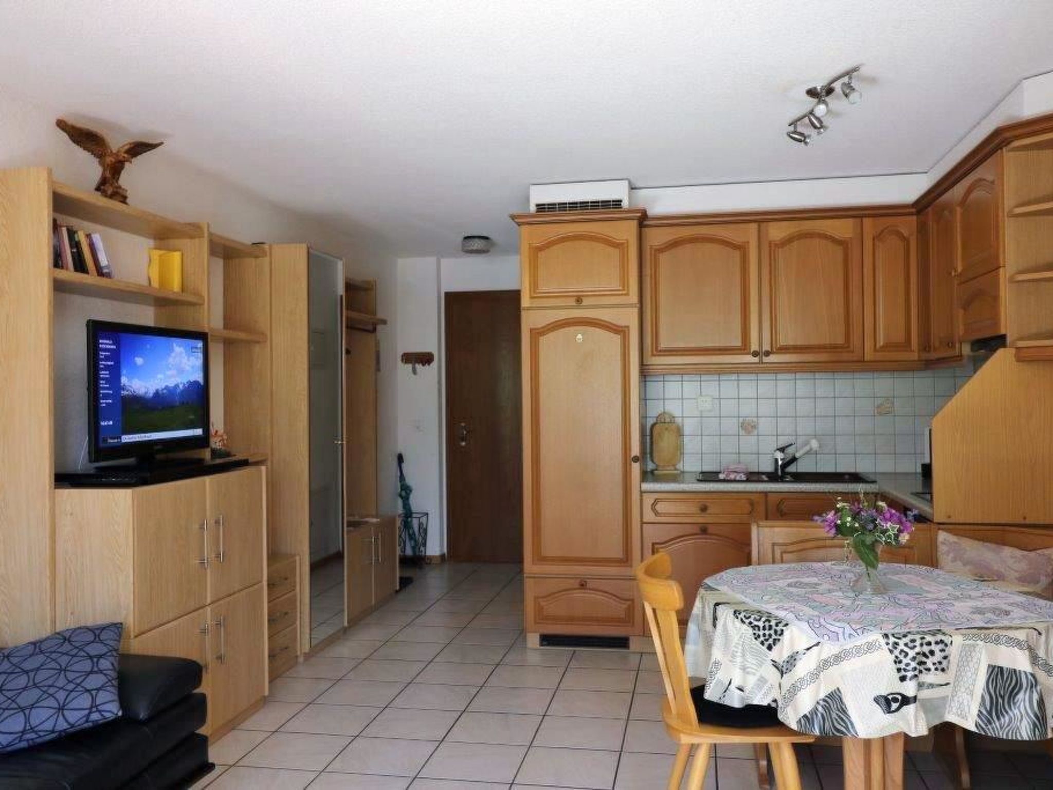 Adlerhorst Leukerbad # 2-bed apartment, Dusche, WC