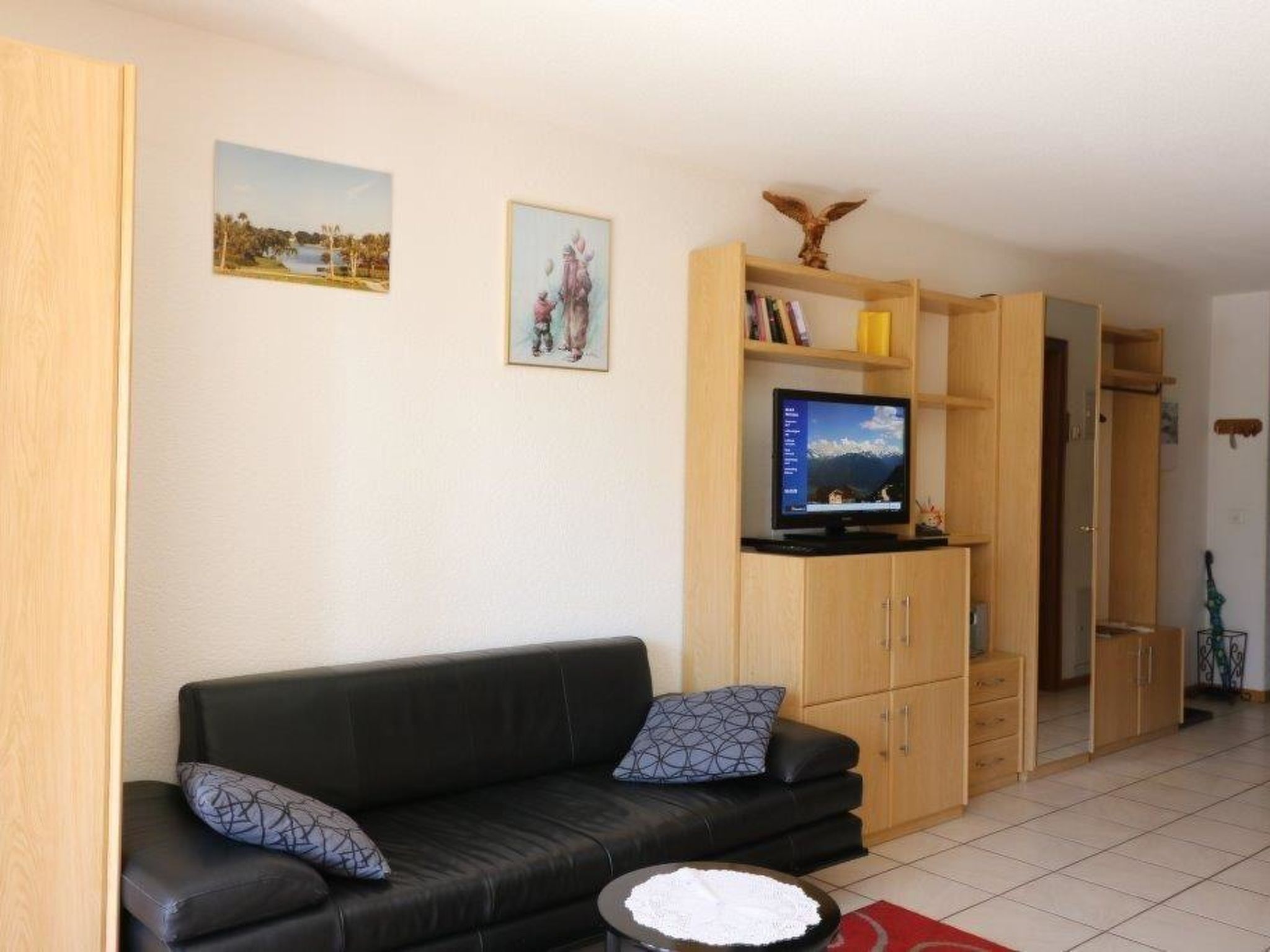 Adlerhorst Leukerbad # 2-bed apartment, Dusche, WC