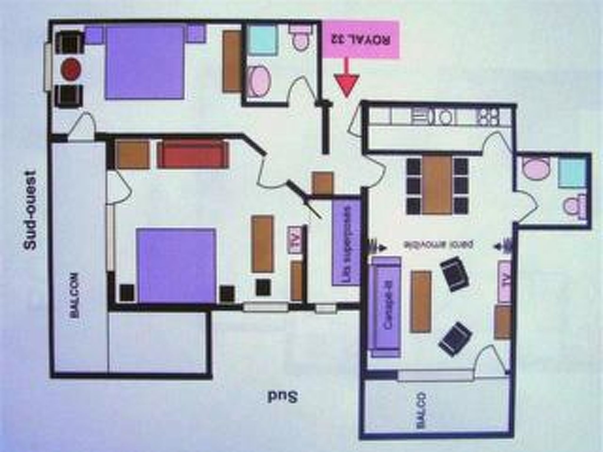 Photo of Royal 32 # 6-bed apartment, Dusche, WC 6-Bettwohnung, Dusche, WC