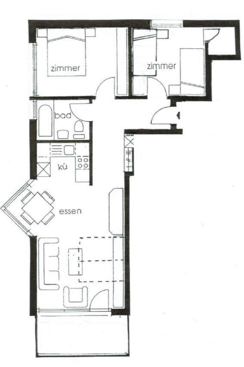 Adlerhorst Leukerbad # 6-bed apartment, Bad, WC - Image-tags.info