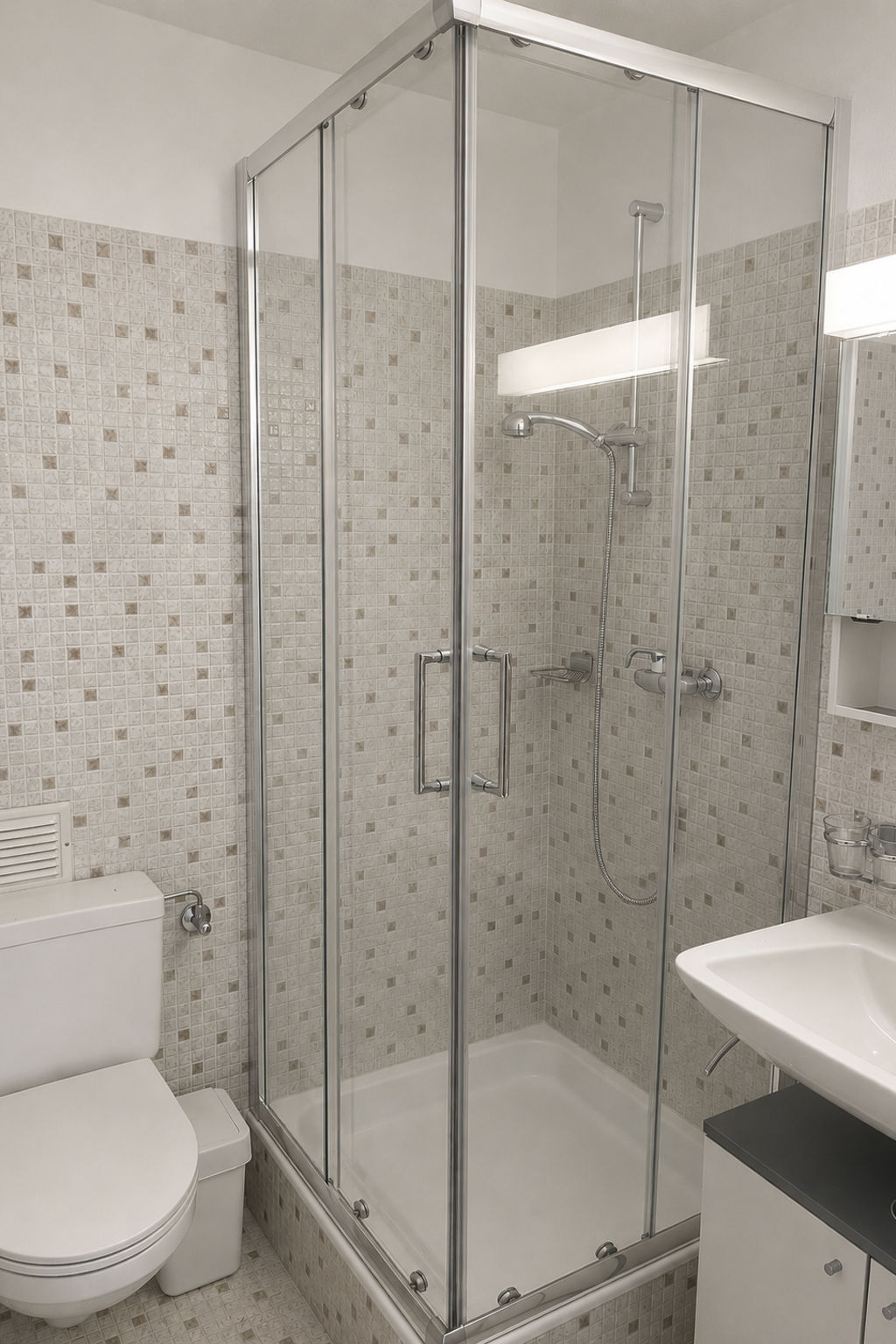 Majesta Leukerbad # 4-bed apartment, Dusche, WC - Inside