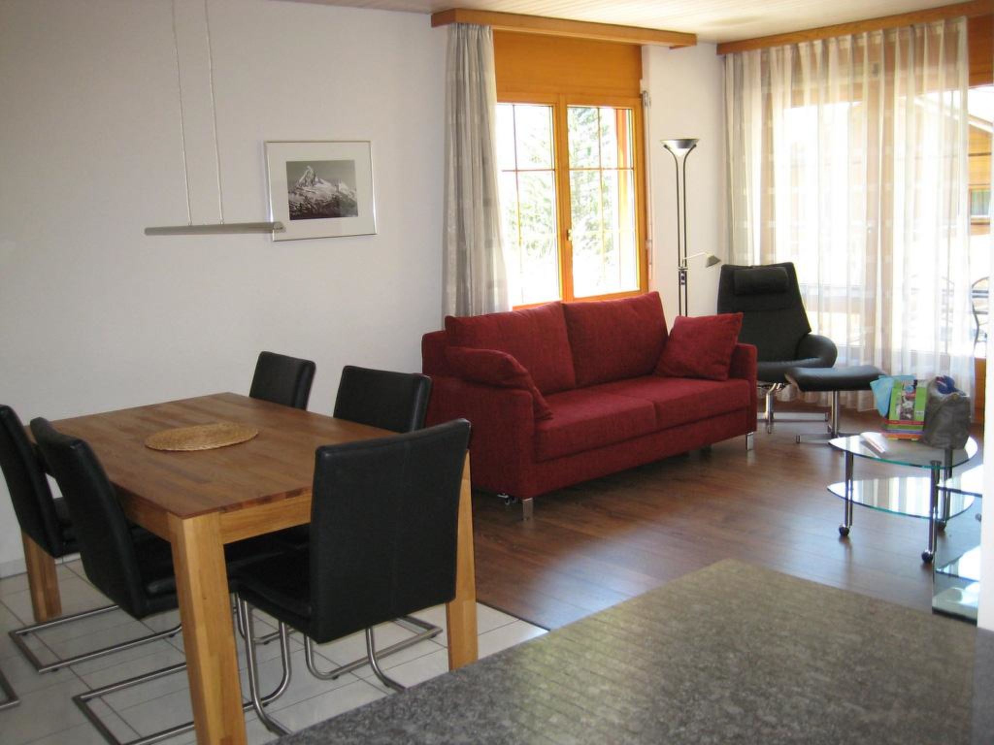 Les Naturelles B 306 # 6-bed apartment, Dusche und Bad, WC