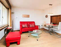 2-persoons appartement in Leukerbad aan de piste met bergzicht - thumbnail 3